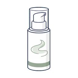 Airless Bottles Essence cosmetic packaging application icon