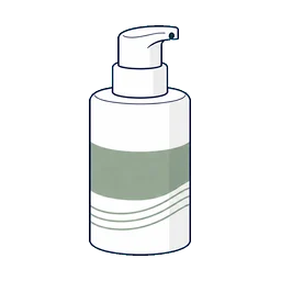 Airless Bottles Sunscreen cosmetic packaging application icon