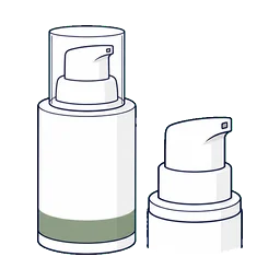 Airless Bottles Actuator Color customization option icon