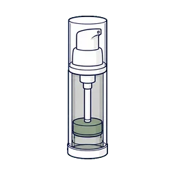 Airless Bottles Refill Direction customization option icon