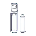 Airless Bottles Refill Direction packaging benefit icon