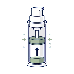 Airless Bottles Dose Control selection advantage icon