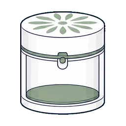Airless Jars Masks cosmetic packaging application icon
