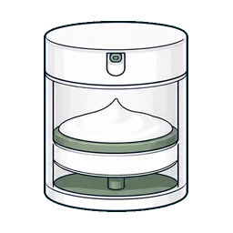 Airless Jars Cleaner Cream Use selection advantage icon