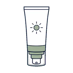 Airless Packaging Sunscreen cosmetic packaging application icon