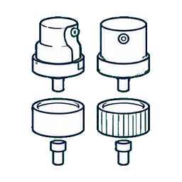 Airless Packaging Metallic Trim customization option icon