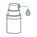 Airless Packaging Actuator Matching packaging benefit icon