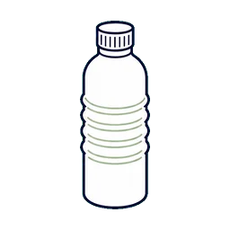 Aluminum Bottles Lotion cosmetic packaging application icon