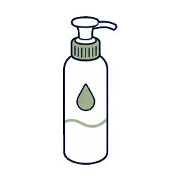 Aluminum Bottles Shampoo cosmetic packaging application icon