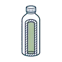 Aluminum Bottles Dent Resistance packaging benefit icon