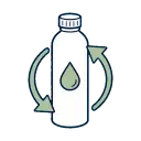 Aluminum Bottles Print Durability packaging benefit icon