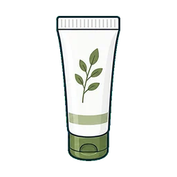 Aluminum Tubes Treatment creams cosmetic packaging application icon