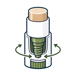Beauty Stick Packaging Finish Durability selection advantage icon