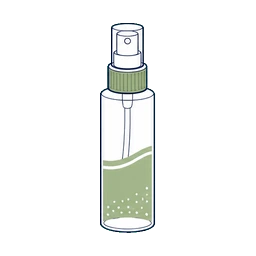 Fine Mist Pump Bottles Body Mist Bottle cosmetic packaging application icon