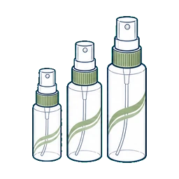 Fine Mist Pump Bottles Bottle Capacity Selection customization option icon
