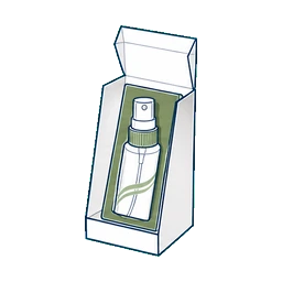 Fine Mist Pump Bottles Carton Matching customization option icon