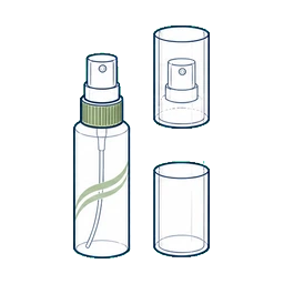 Fine Mist Pump Bottles Overcap Design customization option icon