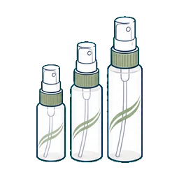 Fine Mist Pump Bottles Bottle Capacity Selection project process icon