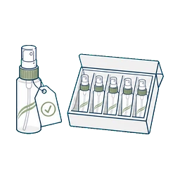 Fine Mist Pump Bottles Bulk Production Packing project process icon