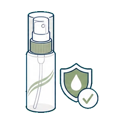 Fine Mist Pump Bottles Decoration Planning project process icon