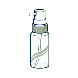 Fine Mist Pump Bottles Fine Mist Output packaging benefit icon
