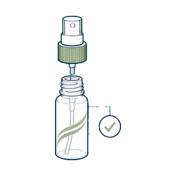 Fine Mist Pump Bottles Bottle and Pump Fit selection advantage icon