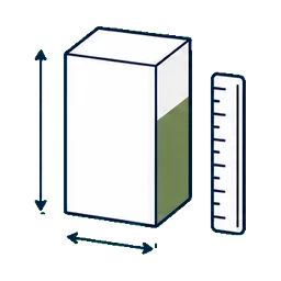Carton and Set Box Packaging Confirm Pack-out project process icon