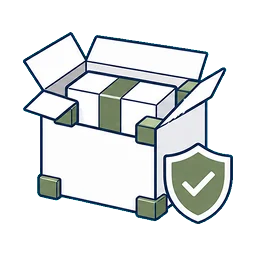 Carton and Set Box Packaging Document-backed Claims selection advantage icon