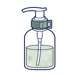 Closures and Dispensers Bottles cosmetic packaging application icon