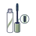 Color Cosmetics Eye Packaging Set Packing packaging benefit icon