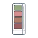 Color Cosmetics Lip Packaging Shade System packaging benefit icon