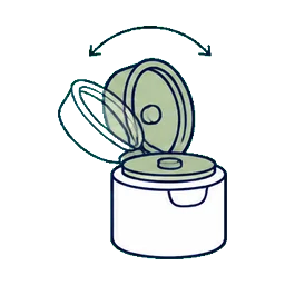 Cosmetic Tubes Diameter and capacity customization option icon