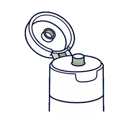 Cosmetic Tubes Closure behavior checked selection advantage icon