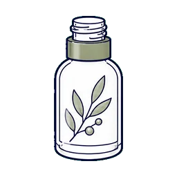 Glass Bottles Essence cosmetic packaging application icon
