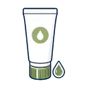 Lip Balm Packaging Shade Coding packaging benefit icon