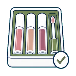 Lip Gloss Packaging Cap finish customization option icon