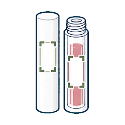 Lip Gloss Packaging Logo and shade code customization option icon
