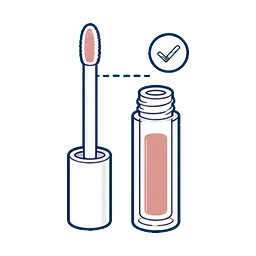 Lip Gloss Packaging Shade range planning selection advantage icon