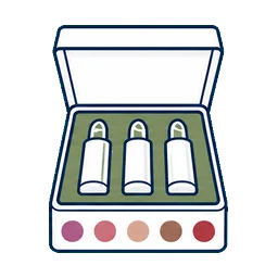 Lipstick Packaging Lip Treatment Sticks cosmetic packaging application icon