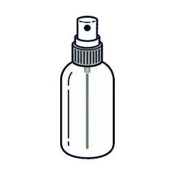 Plastic Bottles Cleanser cosmetic packaging application icon