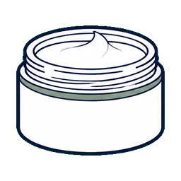 Plastic Jars Cream cosmetic packaging application icon
