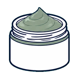 Plastic Jars Mask cosmetic packaging application icon