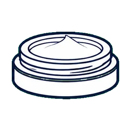 Plastic Jars Travel Skincare cosmetic packaging application icon