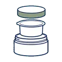 Plastic Jars Color Control packaging benefit icon