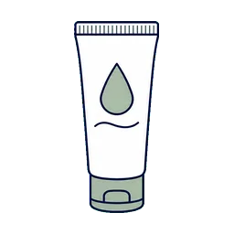 Plastic Tubes Sunscreen cosmetic packaging application icon