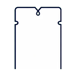 Pouches Stand-up pouch shape customization option icon
