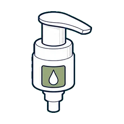 Pumps Lotion cosmetic packaging application icon