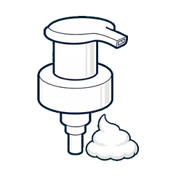 Pumps Cleanser cosmetic packaging application icon