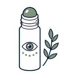 Roll-on Packaging Eye serum cosmetic packaging application icon