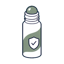 Roll-on Packaging Deodorant cosmetic packaging application icon